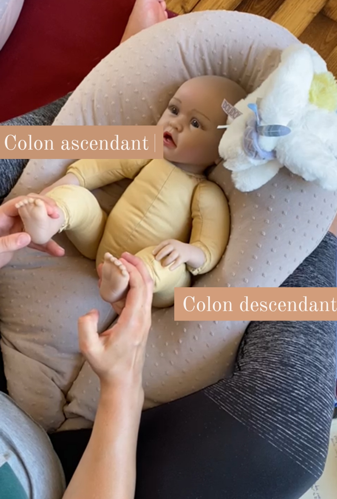 apaiser coliques bébé massage bébé finistère massage bébé quimper bien-être bébé coliques du nourrisson Réfléxologie bébé